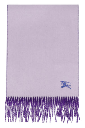 Cashmere scarf with fringes-1